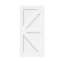 Graphic Design House MDF Board K Interior Sliding Barn Door with Hardware American Style Country White Closet Doors